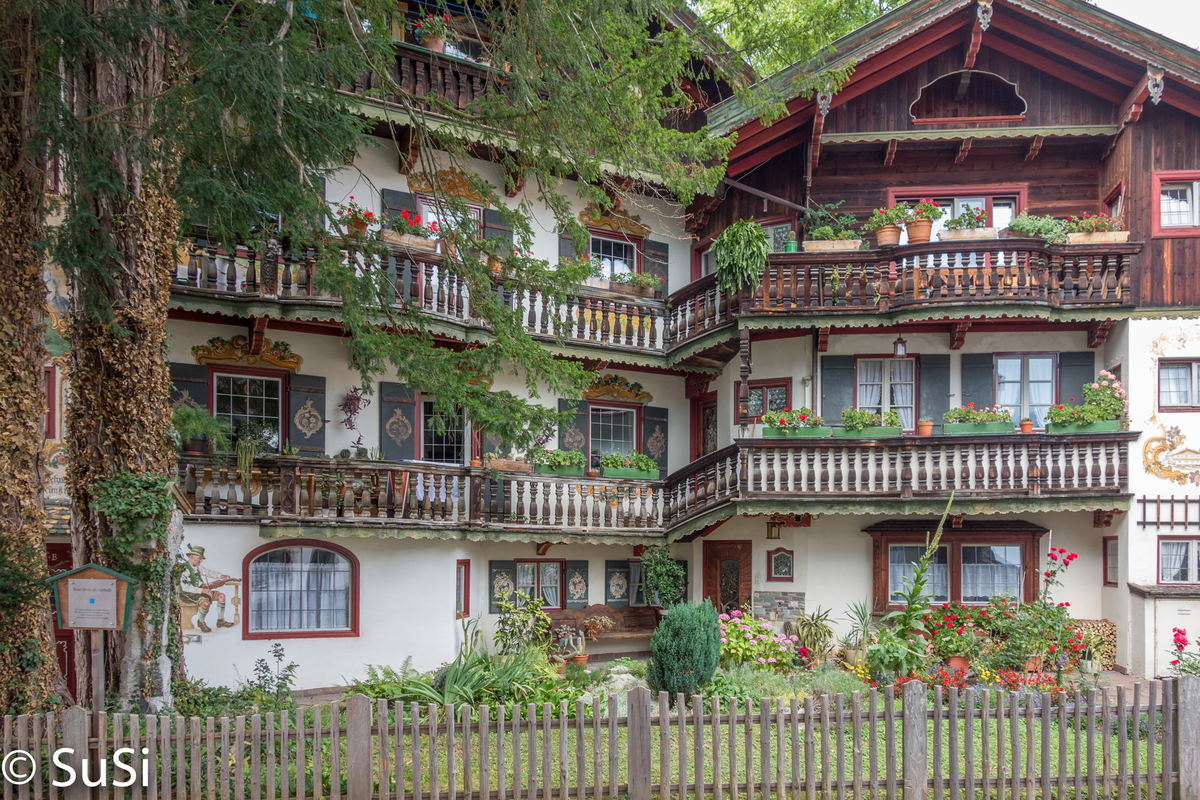Typisch bayrische Häuser