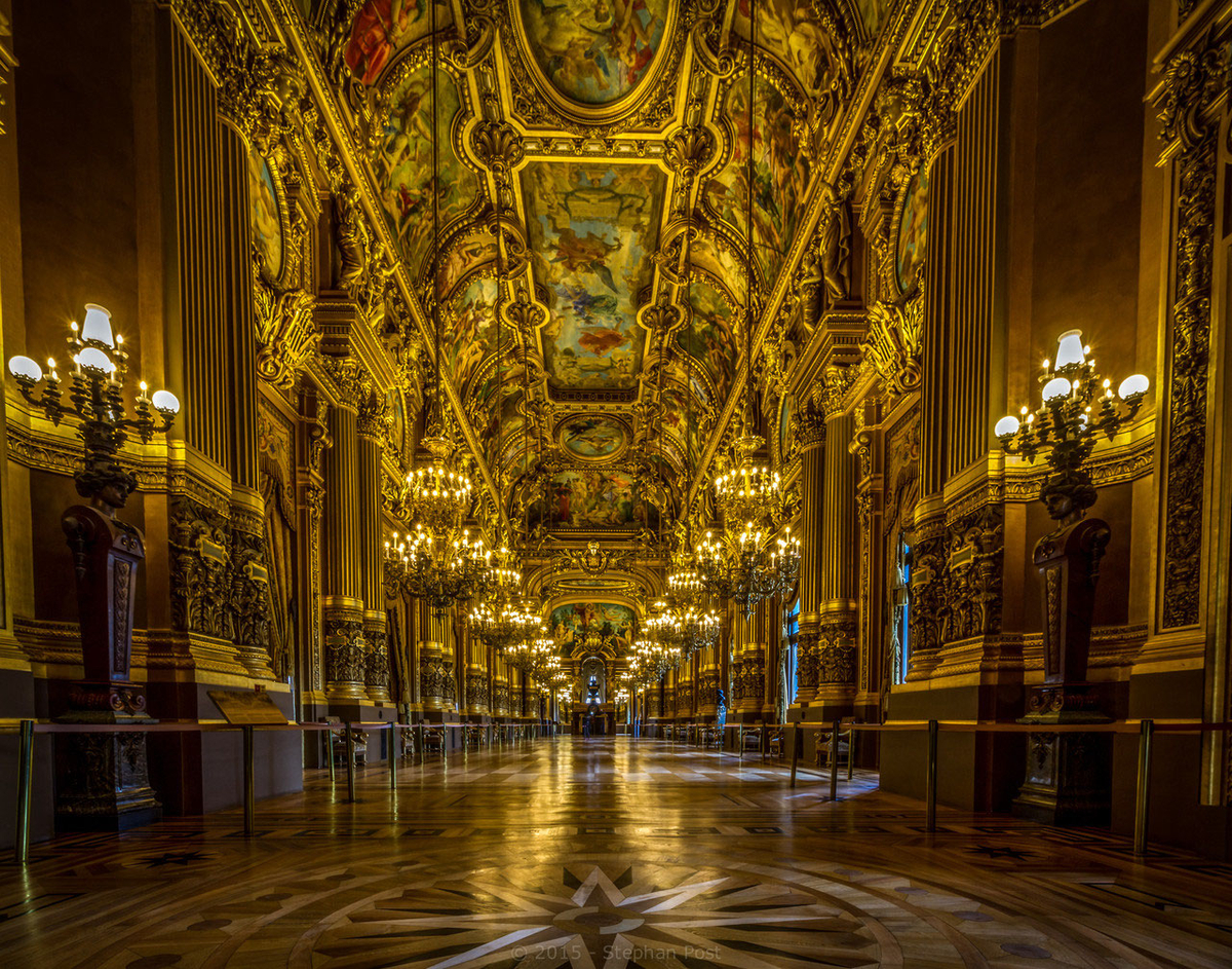 Das Grand Foyer der Pariser Oper